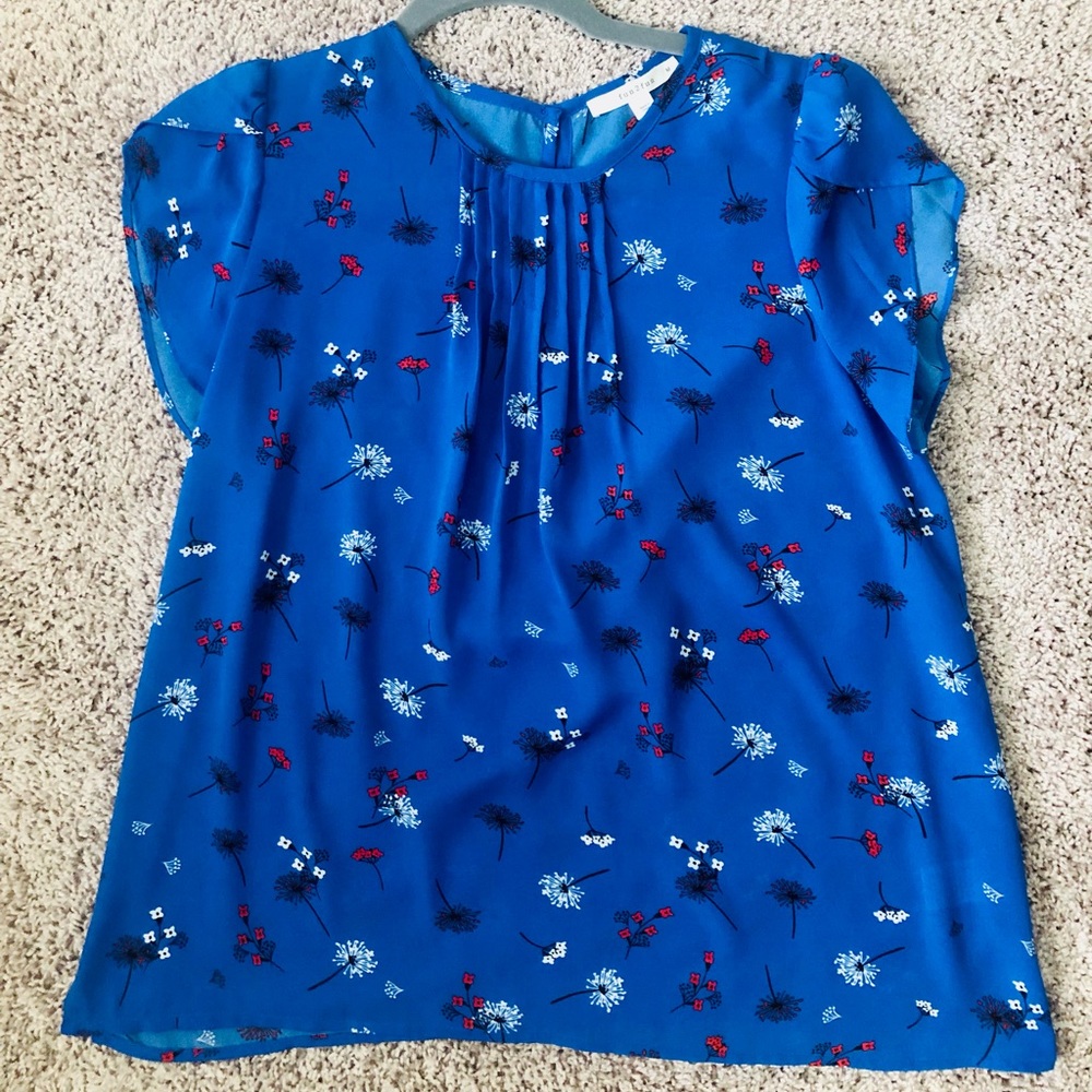 True Blue Blouse, Fun2Fun Size M, Great Condition